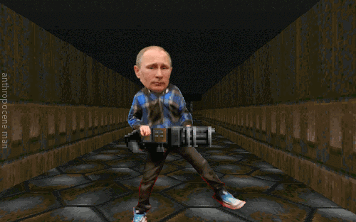 Vladimir Poutine guerrier