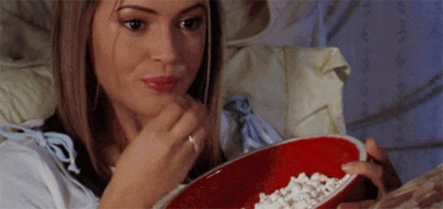 Alyssa Milano Pop-corn