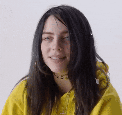 Billie Eilish clin d'oeil