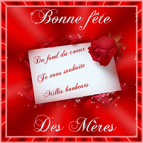 Bonne fête des Mères du fond du coeur