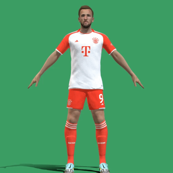 Harry Kane animation 3D
