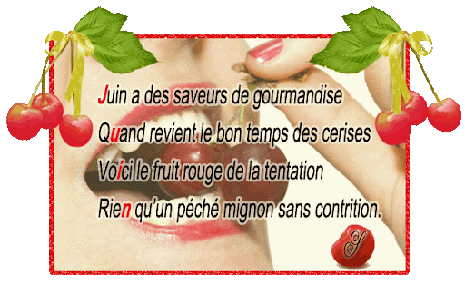 Juin mois de gourmandise