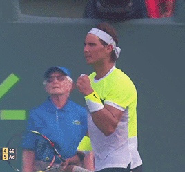 Rafael Nadal rageur
