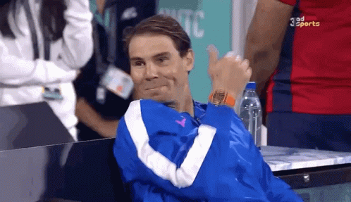 Rafael Nadal sourire