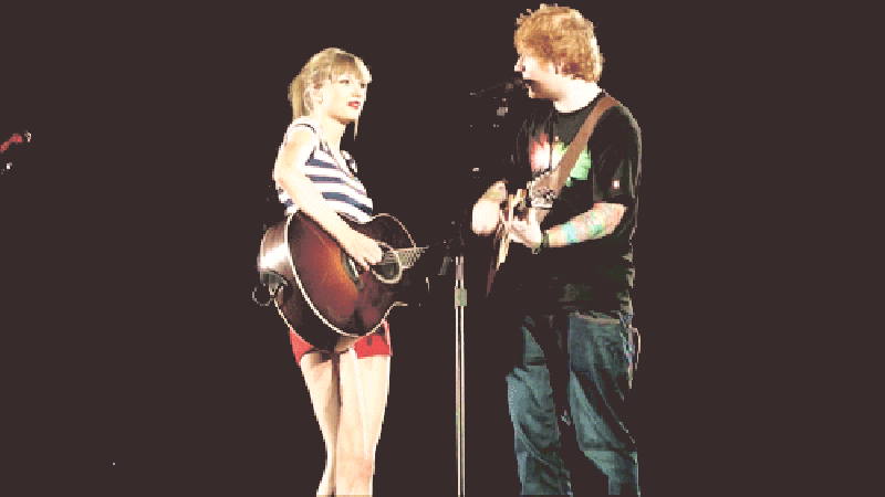 Taylor Swift et Ed Sheeran
