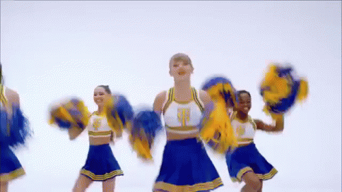 Taylor Swift pompom girl