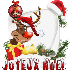 Joyeux Noël Rudolph le renne
